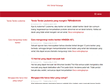 Tablet Screenshot of infosehatkeluarga.com